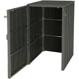 Proregal Mülltonnenbox XL 117 x 80 x 105 cm grau