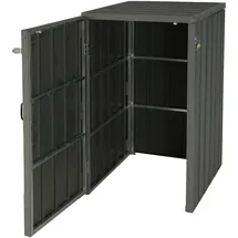 Proregal Mülltonnenbox XL 117 x 80 x 105 cm grau