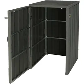 Proregal Mülltonnenbox XL 117 x 80 x 105 cm grau