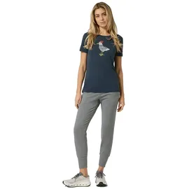super.natural Damen Johnny T-Shirt (Größe S, blau)