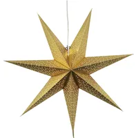 Best Season Star Trading, Weihnachtsbeleuchtung, Papierstern Dot 70', gold, 231-53