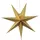 Best Season Star Trading, Weihnachtsbeleuchtung, Papierstern Dot 70', gold, 231-53
