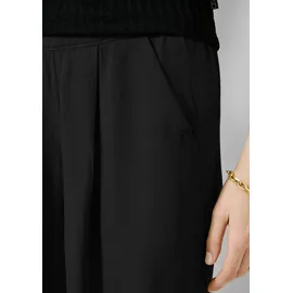 QS Culotte Hose Leinenmix Schwarz 34