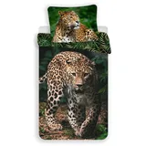 COFI 1453 Leopard Design mehrfarbig 140 x 200 cm + 70 x 90 cm