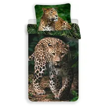 COFI 1453 Leopard Design mehrfarbig 140 x 200 cm + 70 x 90 cm