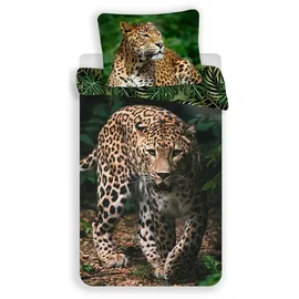 COFI 1453 Leopard Design mehrfarbig 140 x 200 cm + 70 x 90 cm