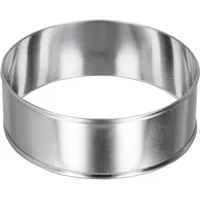 Metaltex 6x Metaltex Allzweck-Kochringe, Backform, Silber