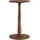 VASAGLE Mariel Kollektion - Beistelltisch rund, Kleiner Sofatisch, Nachttisch, Bein aus Massivholz, Mid-Century-Modern-Stil, für Wohnzimmer, Schlafzimmer, kastanienwalnussfarben