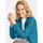 Sieh an! Long-Strickjacke mehrfarbig 46