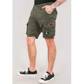 Alpha Industries Crew Patch Kurze Hose Dark Olive 33