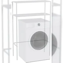 CLP Waschmaschinenregal Kendal Metall HBT: 125x81x30 cm weiß