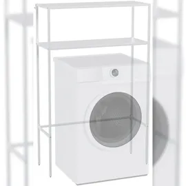 CLP Waschmaschinenregal Kendal Metall HBT: 125x81x30 cm weiß