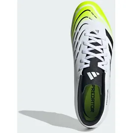 adidas Predator Club MG Herren Cloud White/Core Black/Lucid Lemon 43 1/3