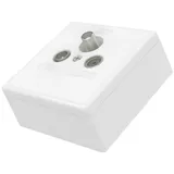 Hama Universelle Antennendose SKITU, Enddose 0 dB, 4 in 1 (00205288)