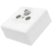 Hama Universelle Antennendose SKITU, Enddose 0 dB, 4 in 1 (00205288)