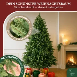 merry tree Weihnachtsbaum Grün, Kunststoff, Zylindrisch, 120 cm Dekoration, Weihnachtsdekoration, Weihnachtsbäume & Zubehör