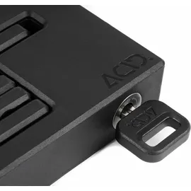 Cube Acid Rigid 90 Schwarz Faltschloss