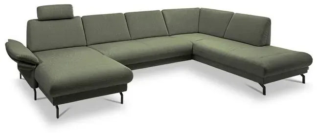 Segmüller Werkstätten Wohnlandschaft Mara02 Stoff Grün
