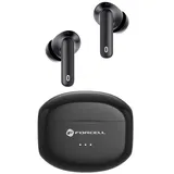 forcell F-AUDIO drahtgebundene Ohrhörer TWS Clear Sound schwarz Bluetooth Verbindung 320 mAh