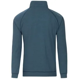 TRIGEMA Trainingsjacke TRIGEMA "TRIGEMA Raglanjacke", Herren, Gr. XXL, blau (jeans, melange), 100% Baumwolle, Jacken Trainingsjacke