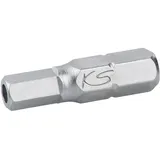 KS Tools 1/4" CLASSIC Bit Innensechskant, Bohrung, 25mm, 6mm