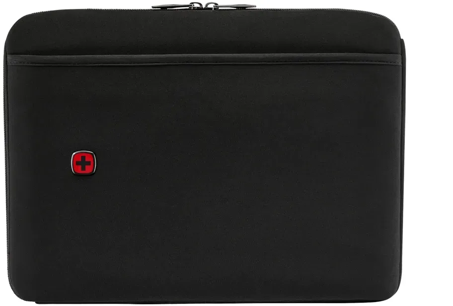 BQ Sleeve 14 schwarze Laptophülle für bis zu 14 Zoll, gepolstert, leicht, mit Au...