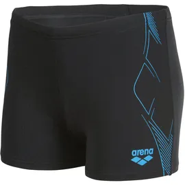 Arena Graphic Swim Short Schwarz/Türkis 152