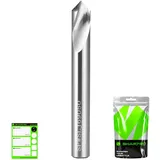 1-Schneider VHM Spiralnutfräser 90°- 6mm Schaft – CNC & Oberfräse – für Holz, Aluminium, Kunststoff – hohe Spanabfuhr, Präzisionsfräser