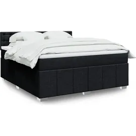 vidaXL Boxspringbett 180 x 200 cm Schwarz
