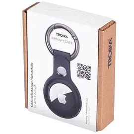 Troika® Schlüsselanhänger AIRTAG COVER schwarz