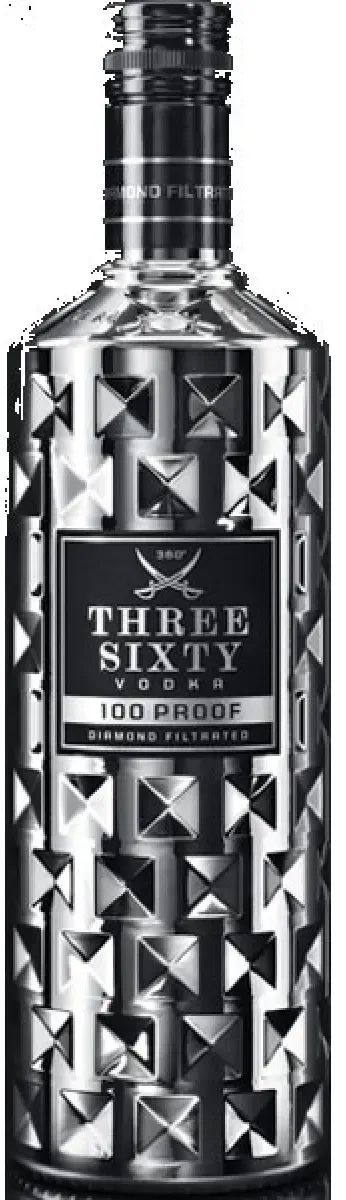 Three Sixty Vodka 100 Proof 50% vol. 0,7 l