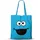 Karactermania Krümelmonster Face-FAN Einkaufstasche Blau 33 x 40 cm