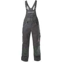 Fortis Latzhose twenty four dunkelgrau-hellgrau 90.0