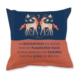 Hergo Creation Lesekissen Im Mondschein 2021 40 x 30 cm Grau