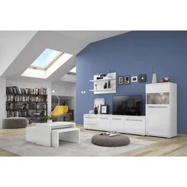 OTTO home Piano Vitrine 60 x 123 x 40,2 cm Weiß hochglanz