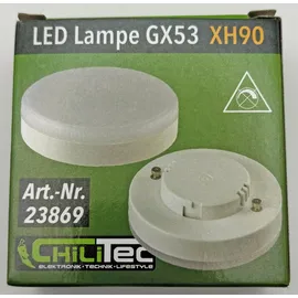 ChiliTec LED Leuchtmittel GX53 9W 805 lm warmweiß