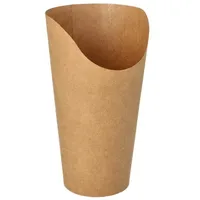 Papstar 50 Wrap Cups, Pappe braun