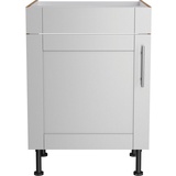 OPTIFIT Spülenschrank Ahus Breite 60 cm grau
