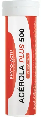 Phyto-Actif Acerola Plus 500 24 Tabletten + 12 Gratis