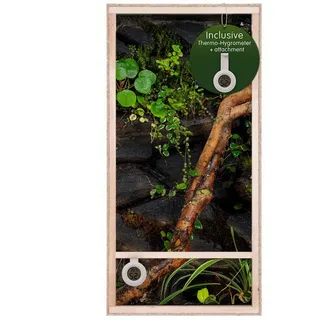 Repiterra Terrarium Hochterrarium hochwertig mit Seitenbelüftung 60x120x60 cm, aus hochwertigen OSB Platten