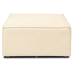 HOME DELUXE Modulares Sofa VERONA  -versch. Ausführungen - Hocker - beige