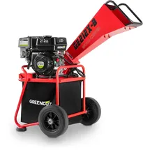 greencut GE212X-B Benzin-Häcksler 212 ccm 7 PS Rot