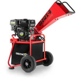 greencut GE212X-B Benzin-Häcksler 212 ccm 7 PS Rot