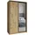 masseno Schwebetürenschrank TAVI 120 x 205 x 60 cm Eiche Artisan
