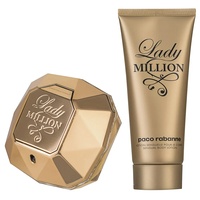 Paco Rabanne Lady Million Geschenkset EDP 80 ml + Körperlotion 100 ml + Dose für Frauen