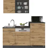 kochstation Küche »KS-Mali«, Breite 170 cm, mit E-Geräten