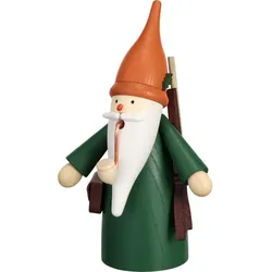 Seiffener Volkskunst Räucherfigur Traditionswichtel Jägerwichtel