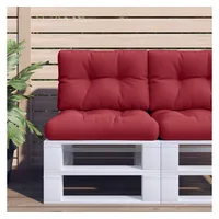 vidaXL Palettenkissen 2-tlg. 120 x 80 x 10 cm lila