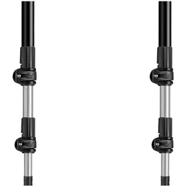 Leki Traveller Alu Stöcke (Größe 90-130cm, schwarz)
