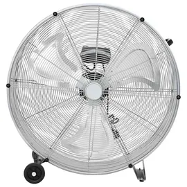 vidaXL Trommelventilator 77 cm Standventilator Silber